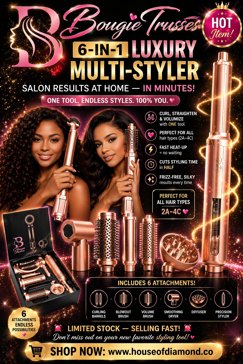 6-IN-1 HAIR MULTI-STYLER