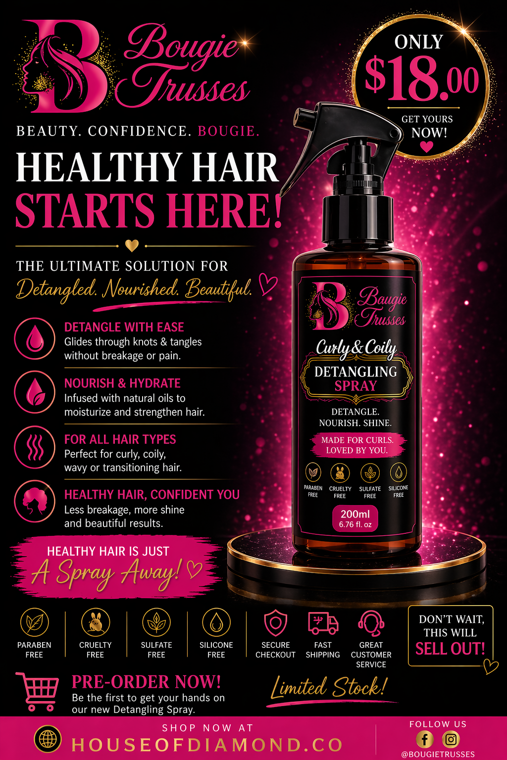 Detangling Spray